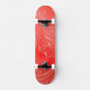 moderne goldene Modezeichnung Skateboard