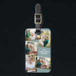 Moderne goldene Multi-Foto-Familie stilvoll Gepäckanhänger<br><div class="desc">Modernes goldenes Multi-Foto-Familienstildesign. Ideal nachdenklicher Geburtstag,  Muttertag,  Vatertag oder Weihnachtsgeschenk.</div>