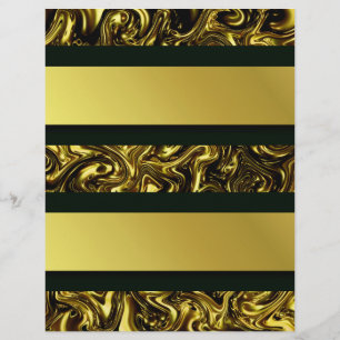 Moderne goldene Muster kurbeln Fashionart Flyer