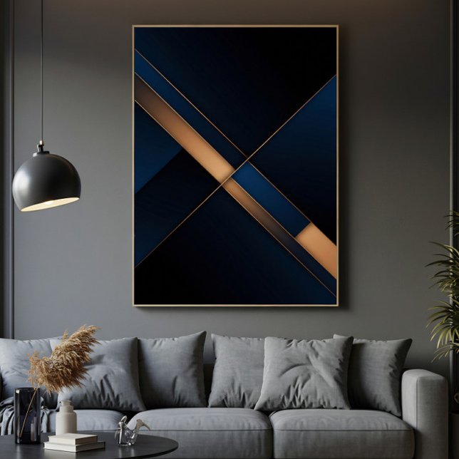 Moderne goldene Schnittmenge Leinwanddruck (Von Creator hochgeladen)