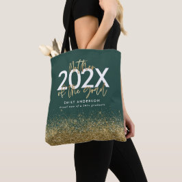 Moderne, goldene Schrift-Glitzer-Abschluss