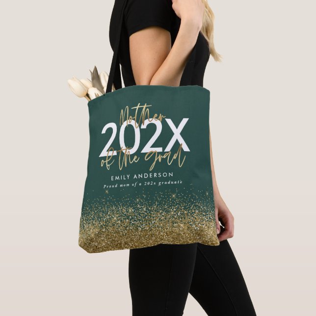 Moderne, goldene Schrift-Glitzer-Abschluss (Von Nahem)