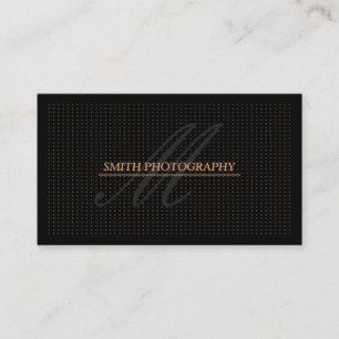 Moderne goldene visitenkarte