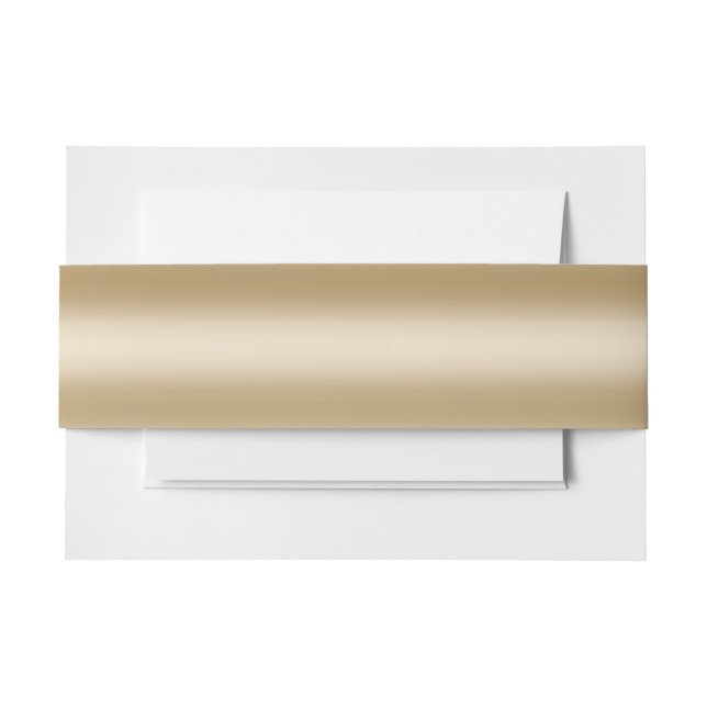 Moderne Goldfolie Einladungsbanderole (Vorderseite Beispiel)