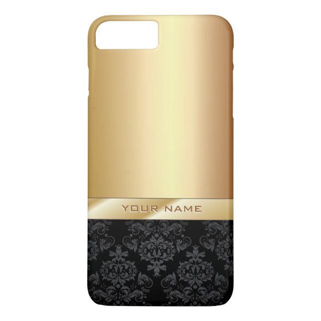 Moderne Goldfolien-individueller Name iPhone 7 Case-Mate iPhone Hülle (Rückseite)