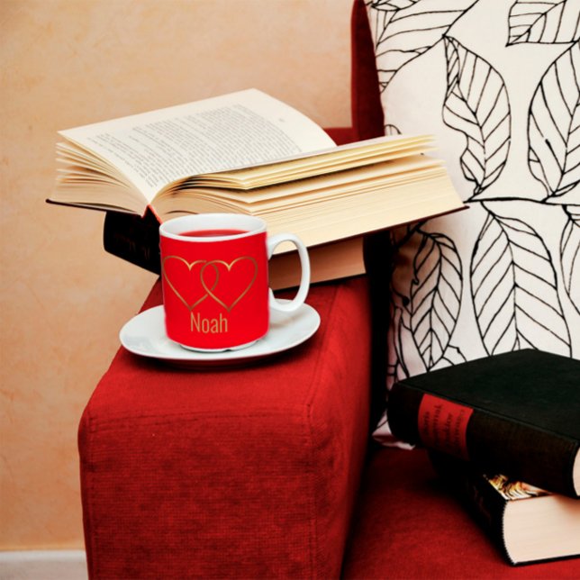 Moderne goldgelbe Zwei-Tone-Tasse Zweifarbige Tasse (Von Creator hochgeladen)