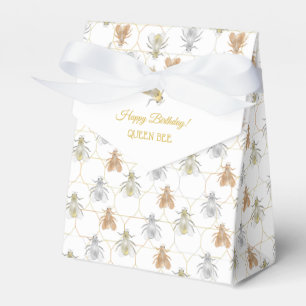 Moderne Goldsilber-Kupfer-Metallbienen Geschenkschachtel