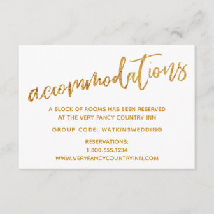 Moderne Goldwaves auf weißen Hochzeitshäusern Begleitkarte