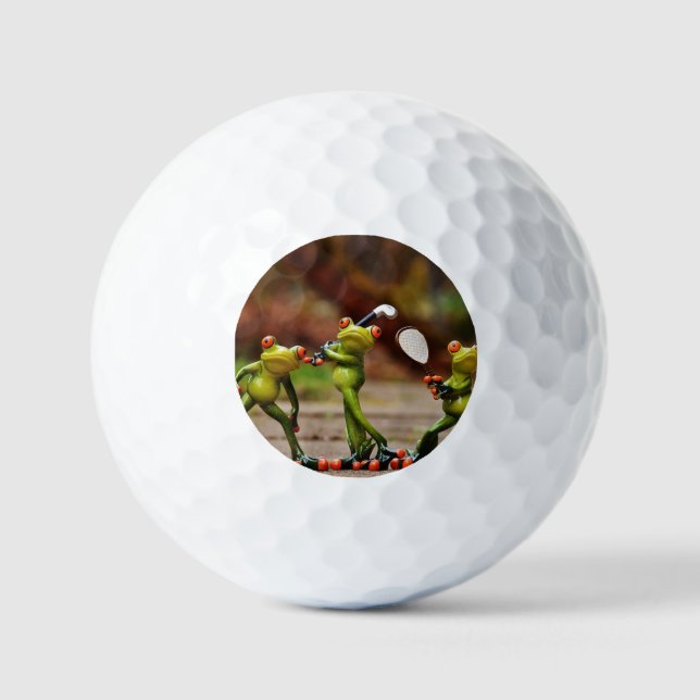 Moderne Golf Balls für Foto Golfball (Vorderseite)