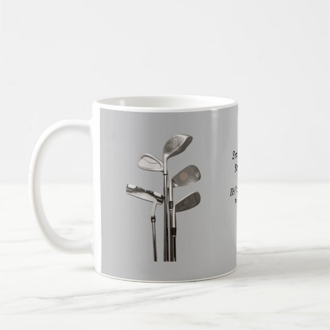 Moderne Golf Sport Golfclubs Kaffeetasse (Links)