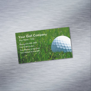 Moderne Golf-Themen Magnetgeschäftskarten Magnetische Visitenkarte