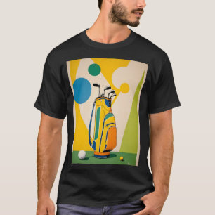 Moderne Golfclubs im Mittelalter T-Shirt