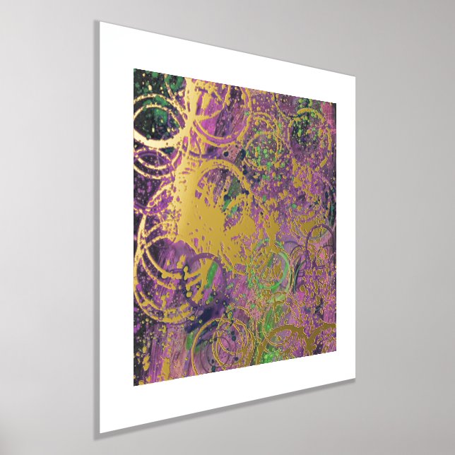 Moderne Golfregion Abstrakte Kunst Foliendrucke (Ablage )