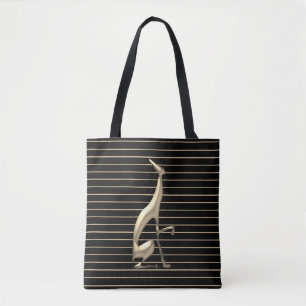 Moderne gotische Dogge Gold und Schwarz