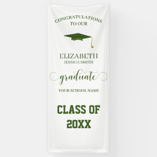 Moderne Graduate Class 20XX Abschluss Door Banner