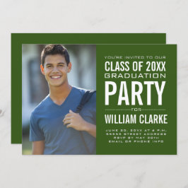 Moderne Graduierungspartei Einladung