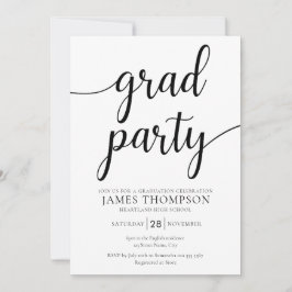 Moderne Graduierungspartei Einladung - Grad Party