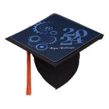 Moderne Graduierungspartei für Blaue Mechanik