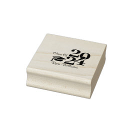 Moderne Graduierungspartei für Blaue Mechanik Gummistempel