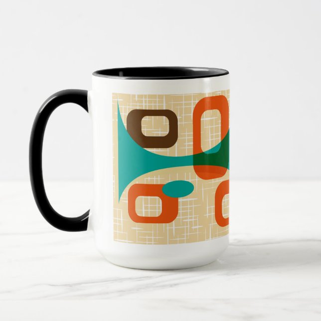 Moderne Grafik des Mittelalters Tasse (Links)