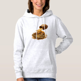 Moderne Grafik-T-Shirt - Himmlischer goldener Über Hoodie