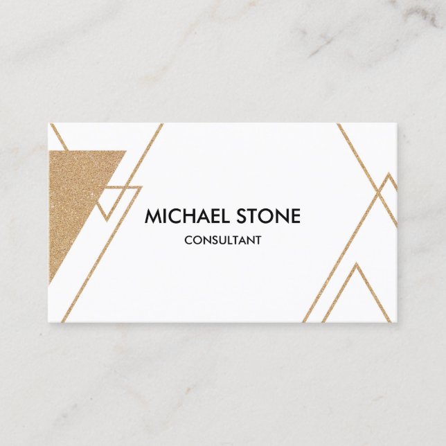 Moderne grafische Art Visitenkarte (Vorderseite)