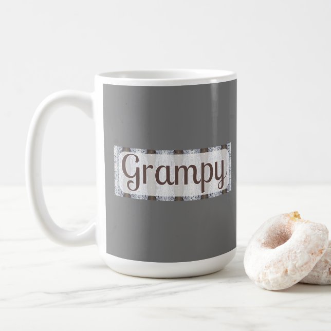 Moderne Grampy Coffee Tasse (Mit Donut)