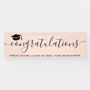 Moderne Gratulationsskripte oben pink Banner