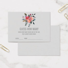 Moderne Grau schätzt, wie viele Kisses Game Cards