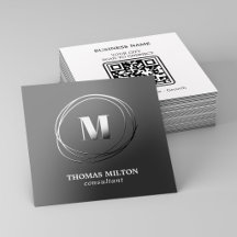 Moderne graue, fette Monogramm