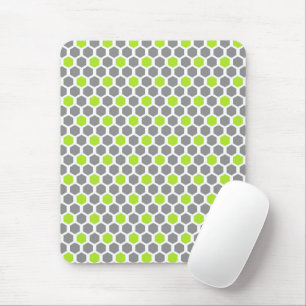 Moderne graue Geometrie Mousepad