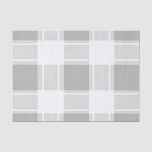 Moderne graue Karomuster Seidenpapier