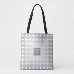 Moderne graue Kreise Monogramm