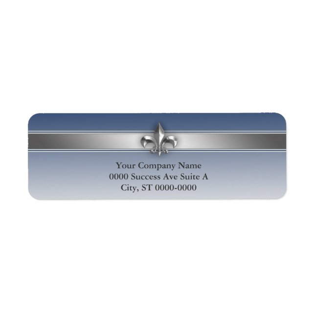Moderne graue und blaue Silver Lilie (Vorne)