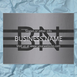 Moderne graue und horizontale schwarze Streifen Seidenpapier