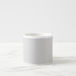 Moderne graue Weihnachts-Geschenkverpackung Espressotasse