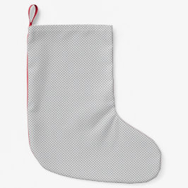 Moderne graue Weihnachts-Geschenkverpackung Kleiner Weihnachtsstrumpf