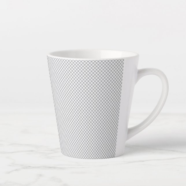 Moderne graue Weihnachts-Geschenkverpackung Milchtasse (Rechts)