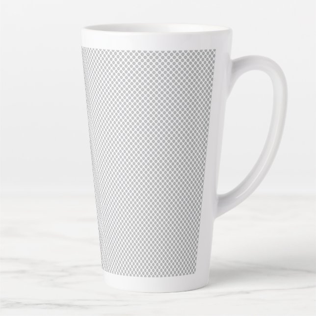 Moderne graue Weihnachts-Geschenkverpackung Milchtasse (Rechts)
