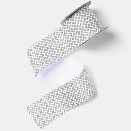 Moderne graue Weihnachts-Geschenkverpackung Satinband