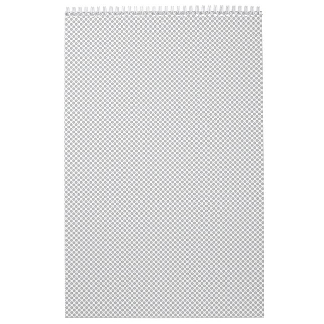 Moderne graue Weihnachtspapier-Geschenkverpackung Kalender (Titelbild)