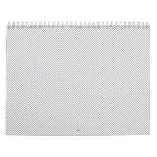 Moderne graue Weihnachtspapier-Geschenkverpackung Kalender