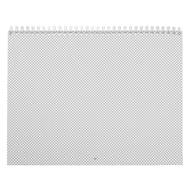 Moderne graue Weihnachtspapier-Geschenkverpackung Kalender (Titelbild)