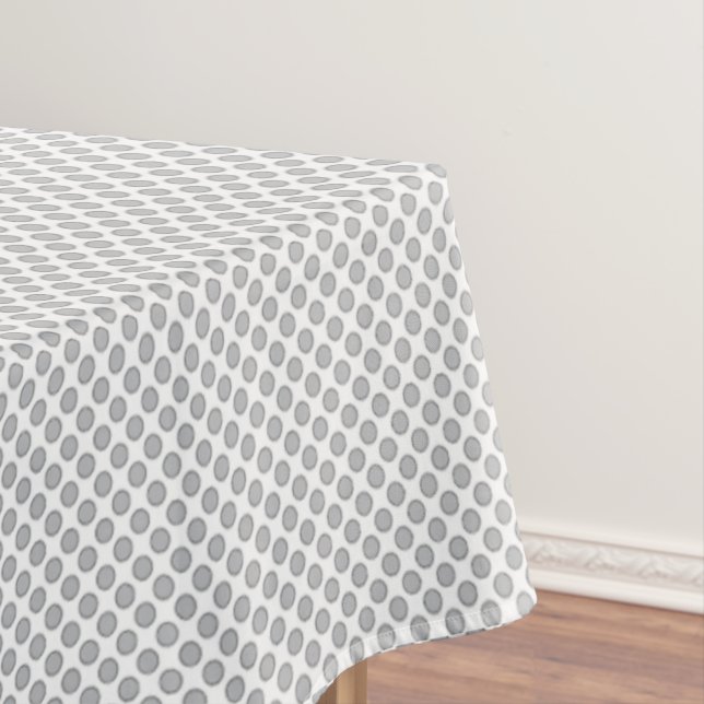 Moderne graue Weihnachtspapier-Geschenkverpackung Tischdecke (Beispiel)