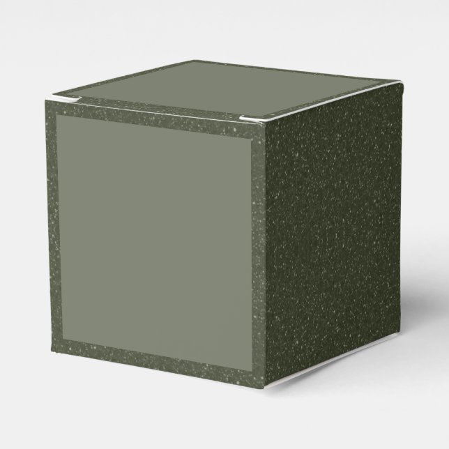 Moderne Green Gevor Box mit Speckle Trim Geschenkschachtel (Vorderseite)