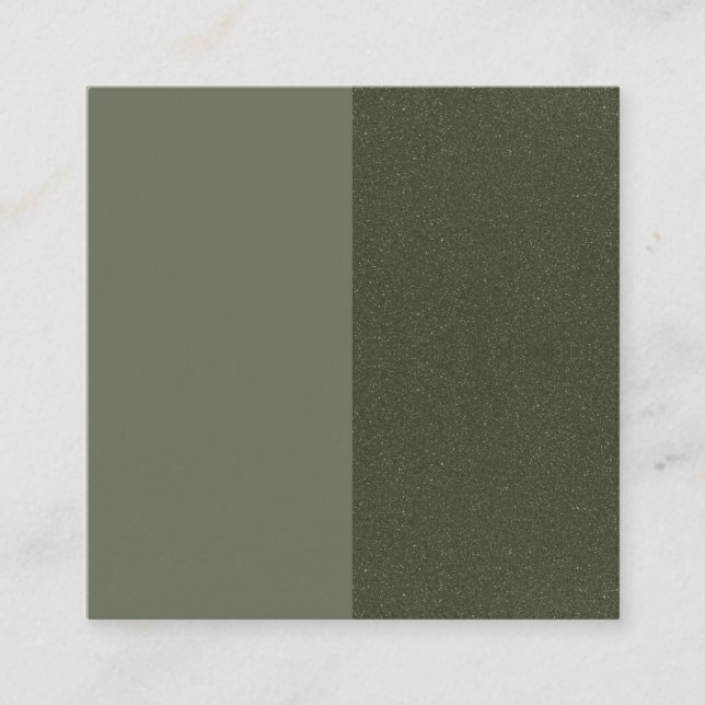 Moderne Green Referral Card (Split Design) (Vorderseite)