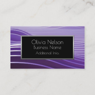 Moderne Green Strips Business Card 2 Visitenkarte