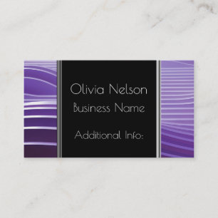 Moderne Green Strips Business Card Visitenkarte
