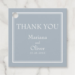 Moderne Grenzübergangsmarken Minimalistisch leicht Geschenkanhänger