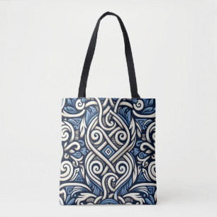 Moderne griechisch-blaue Muster
